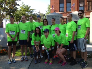 Team GraVoc poses for a photo before participating in the 2013 Race for Research.