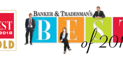 GraVoc Wins Gold for Banker & Tradesman’s Best of 2018 Awards