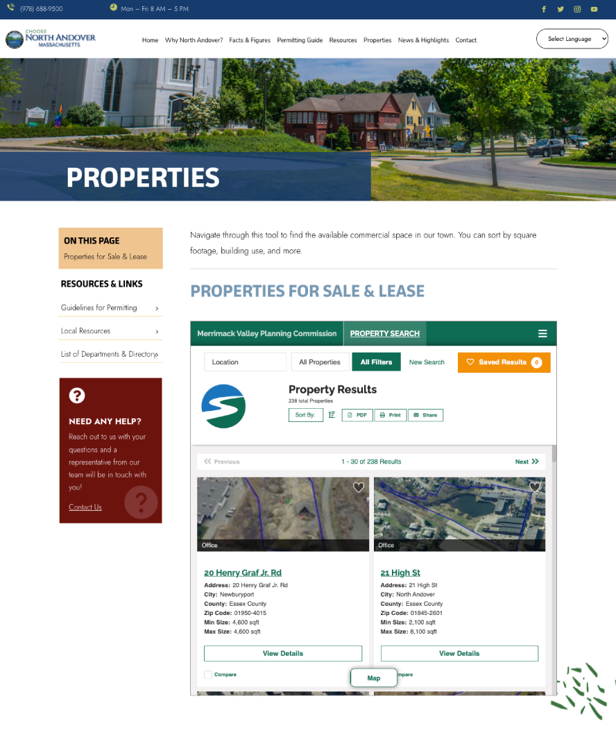 Choose North Andover Properties