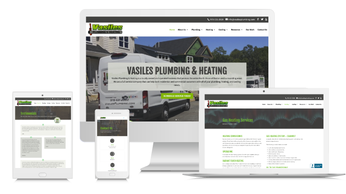 Vasiles Plumbing & Heating - Mobile Friendly