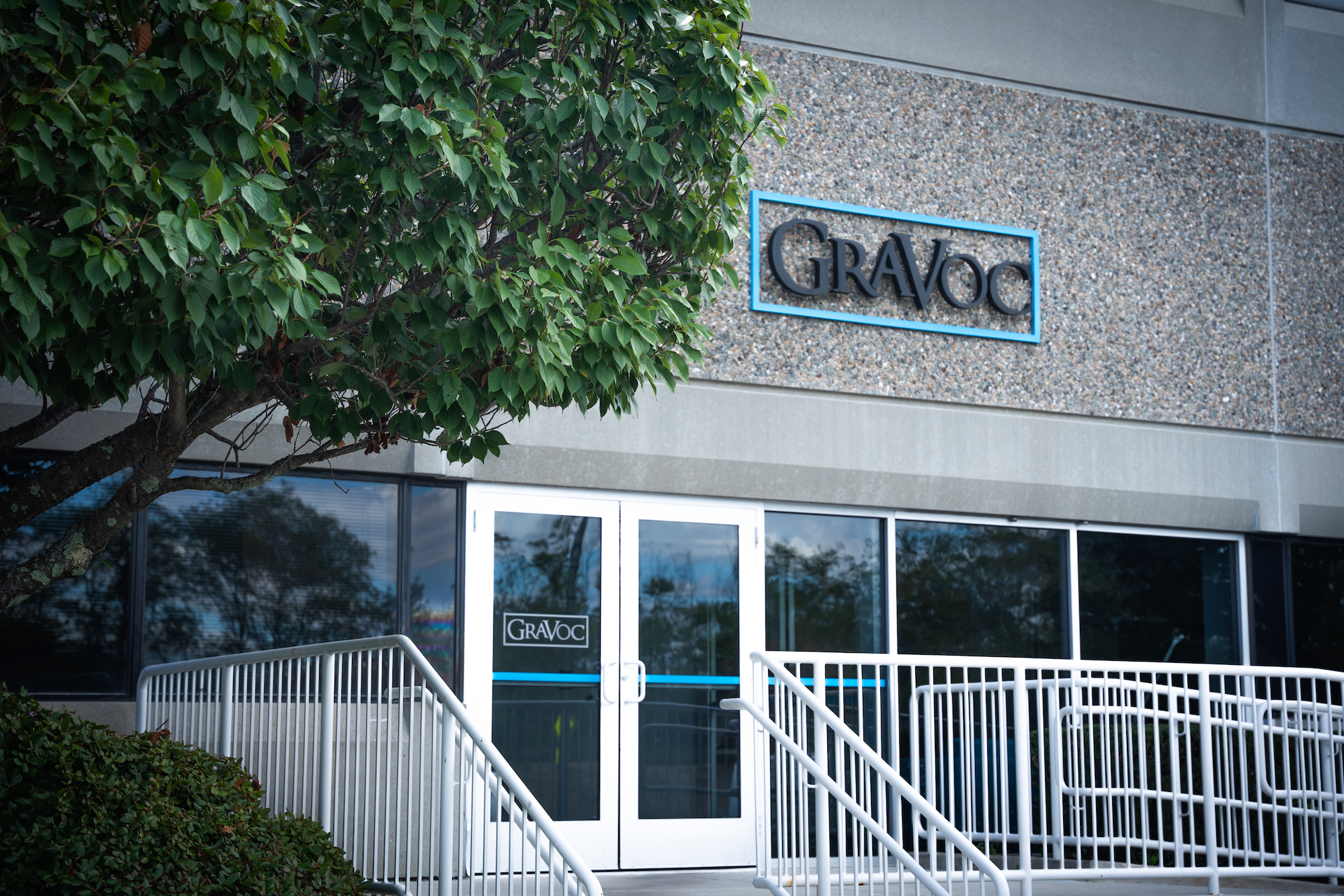 Exterior of GraVoc headquarters