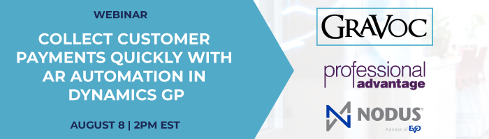 [Webinar] Collect Customer Payments Quickly With AR Automation in Dynamics GP