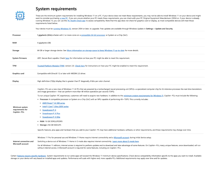 windows-11-system-requirements windows-11-system-requirements