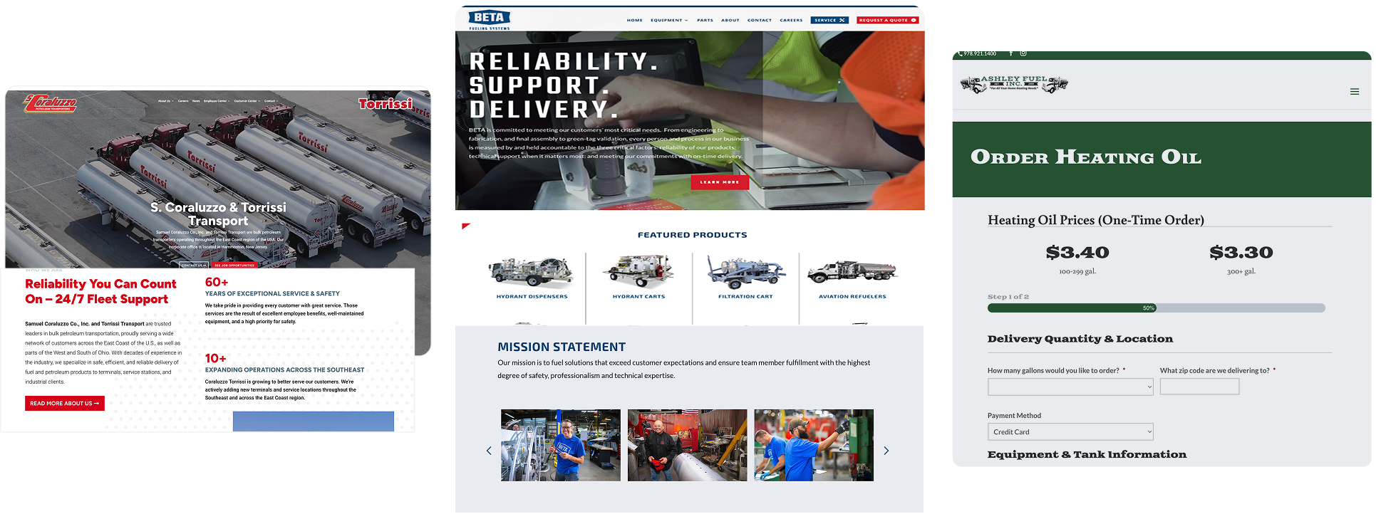 GraVoc | Oil & Propane Website Design & Development