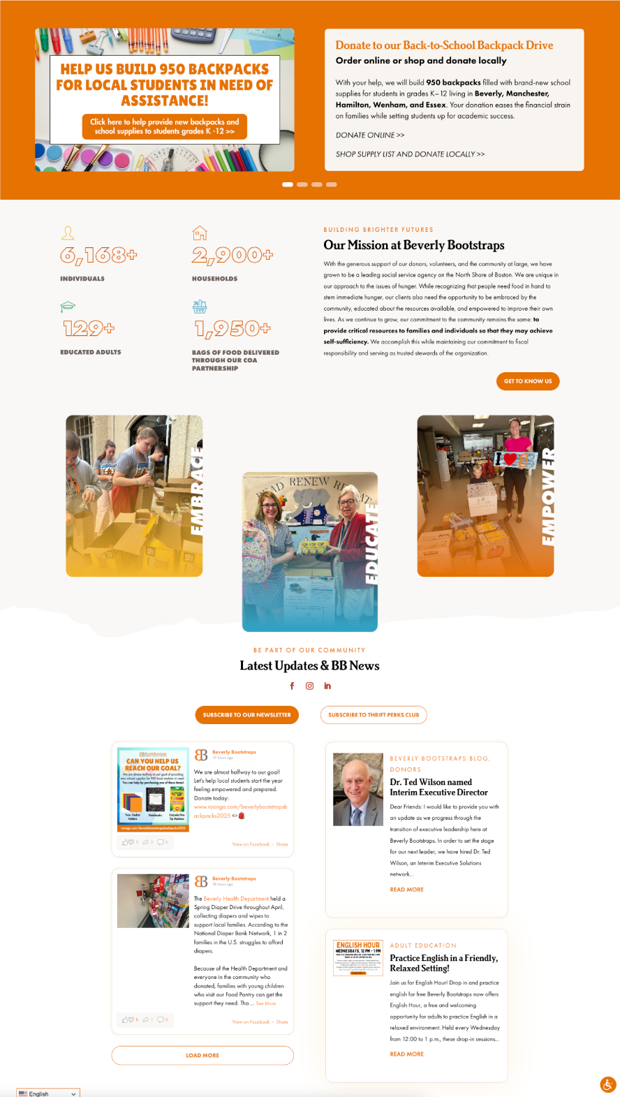 Beverly Bootstraps Homepage Redesign Beverly Bootstraps Homepage Redesign