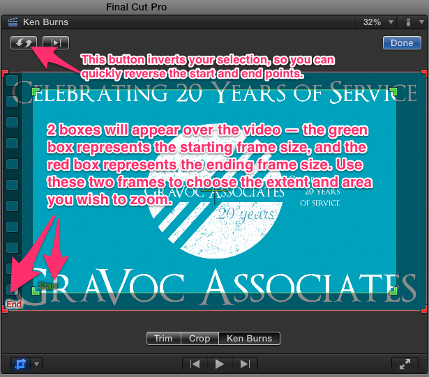 Ken Burns Effect Final Cut Pro X