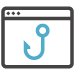 Phishing Icon Cyber Risks