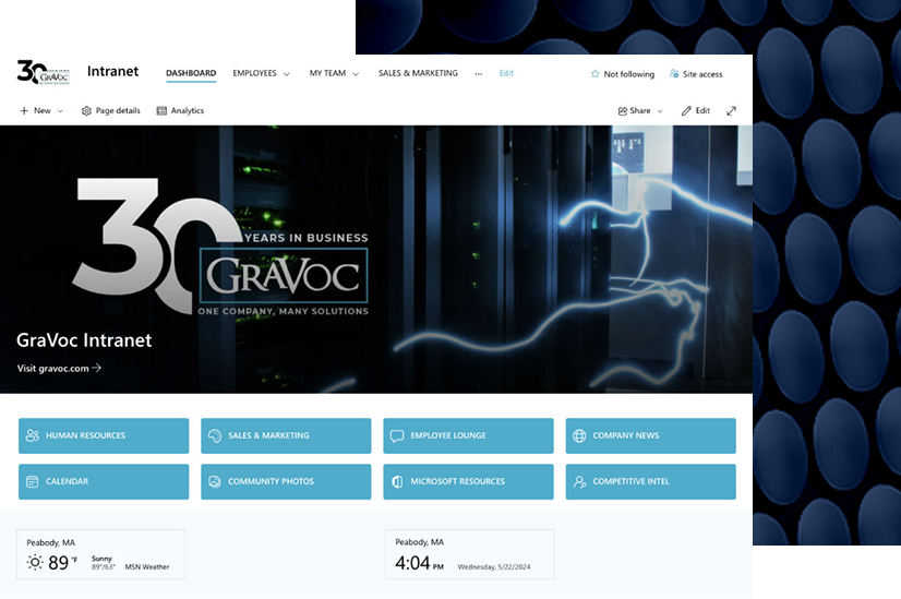 Sharepoint-Gravoc-Intranet-screenshot