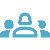 group icon blue