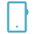 mobile icon blue