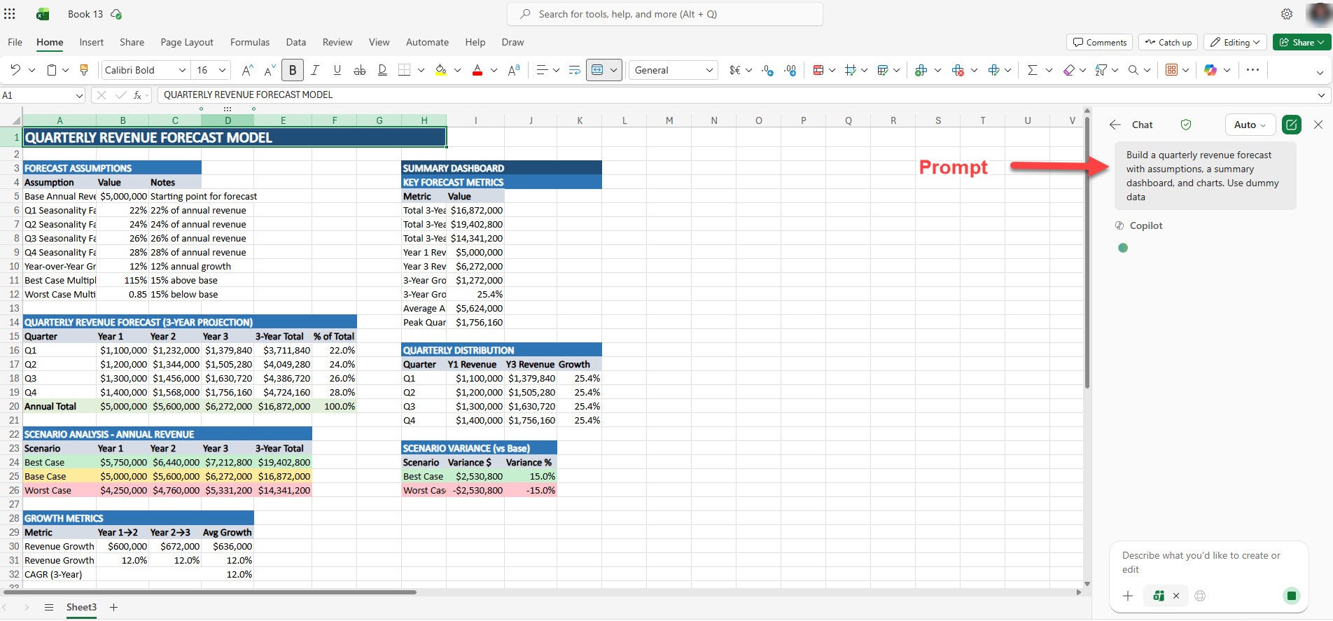 GraVoc | How to Use Agent Mode in Excel: A Step-by-Step Guide agent mode in excel prompt 1
