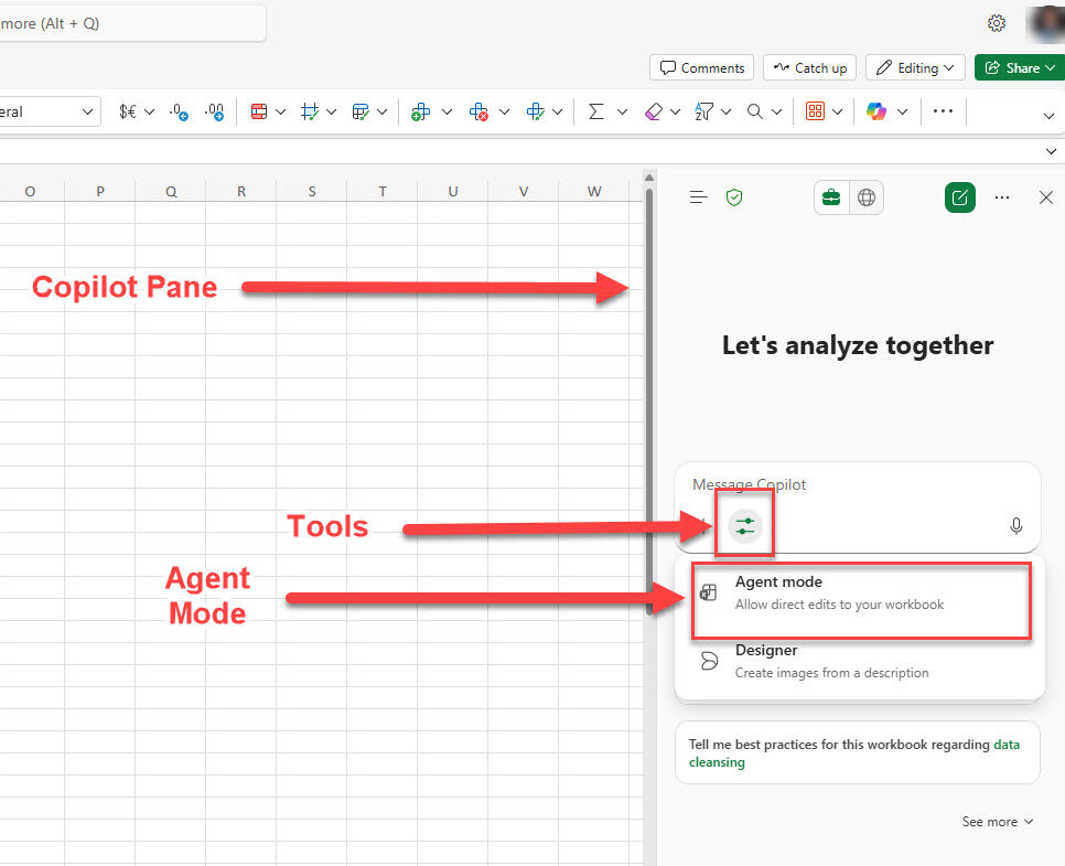GraVoc | How to Use Agent Mode in Excel: A Step-by-Step Guide CoPilot - Excel